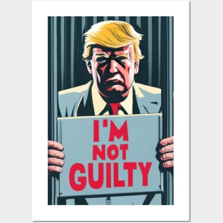 Trump 2024 Mugshot President Posters and Art